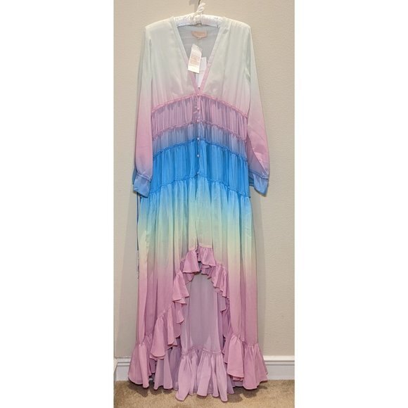 NWT Rococo Sand Ombré Pastel Maxi Dress - Picture 4 of 15